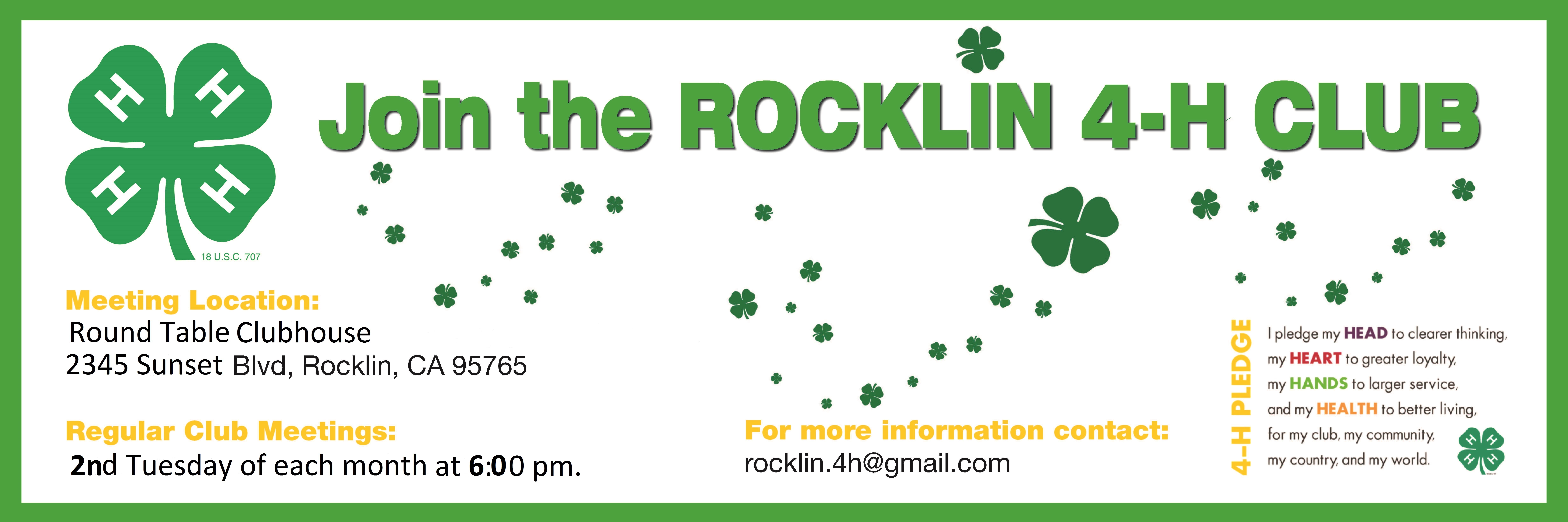 Rocklin 4-H project image